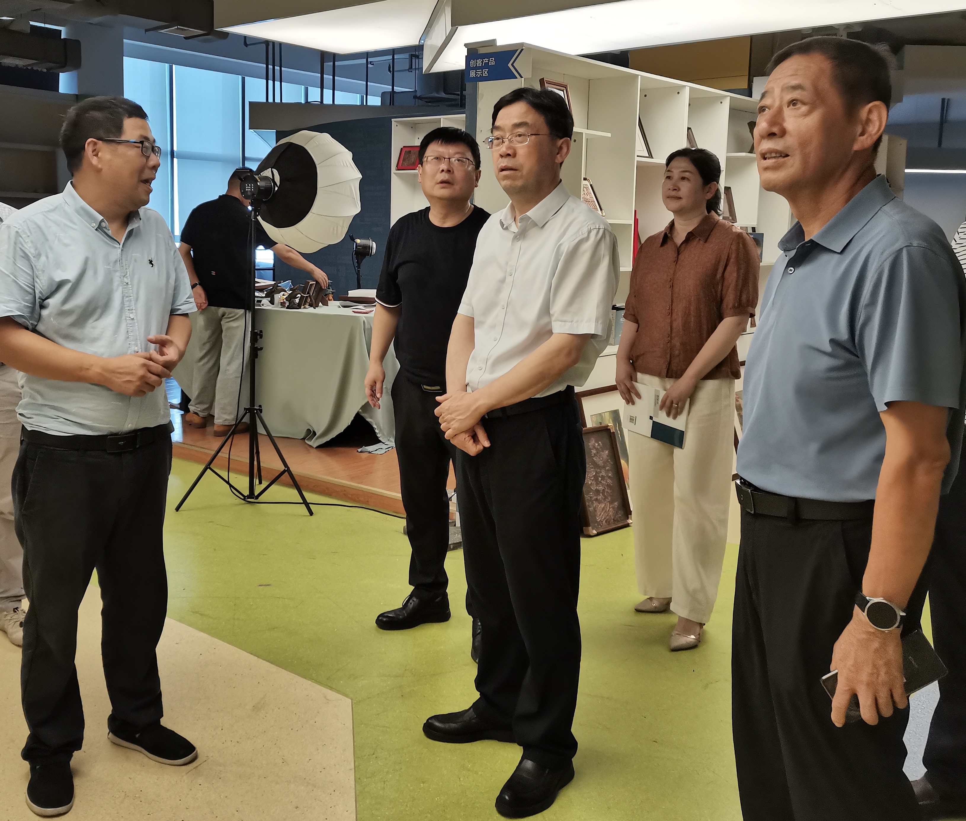 姚贵平调研市文旅部门整体支出绩效评价情况
