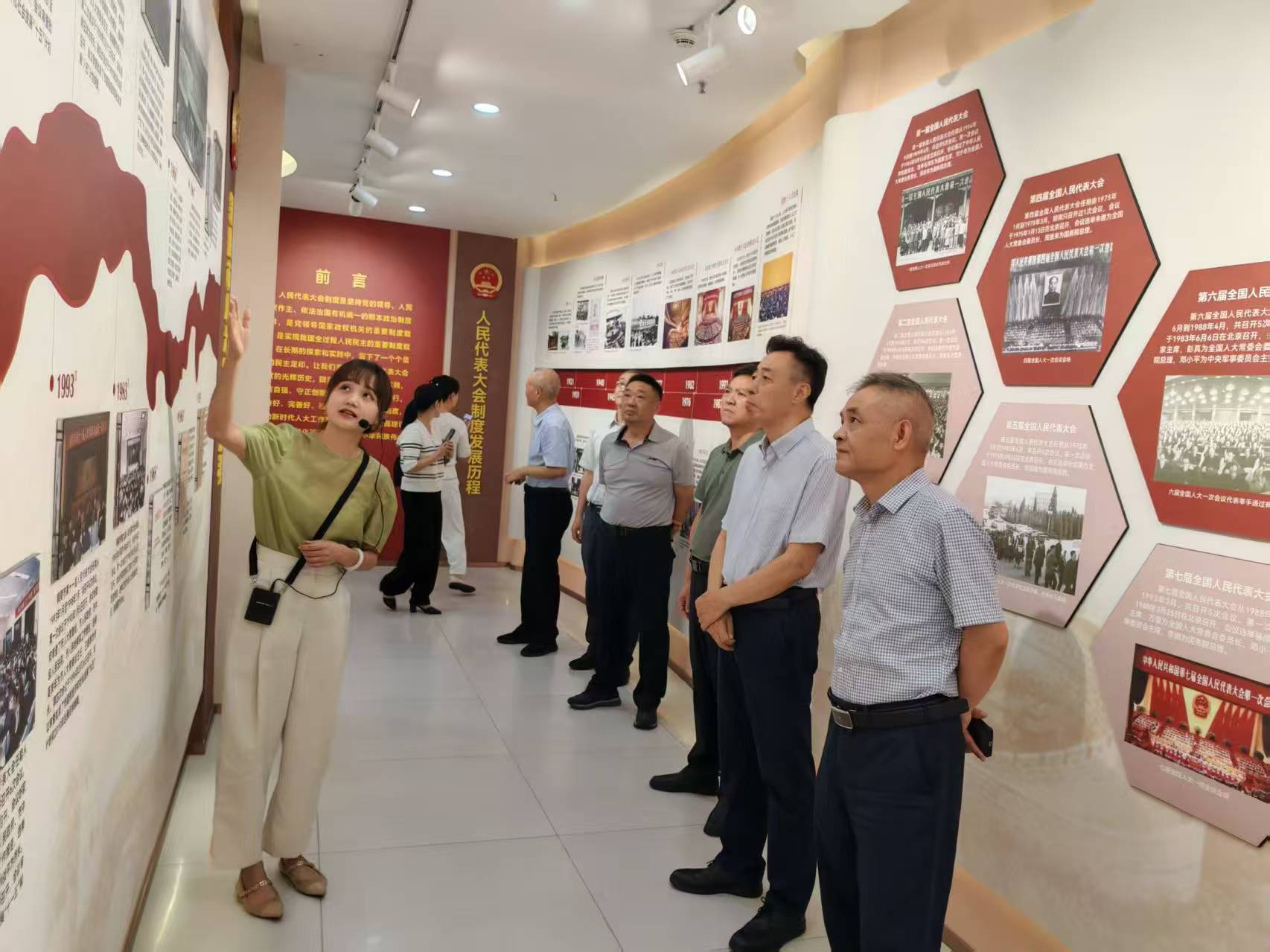 蚌埠市人大常委会来铜考察